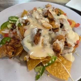 White Chicken Nachos